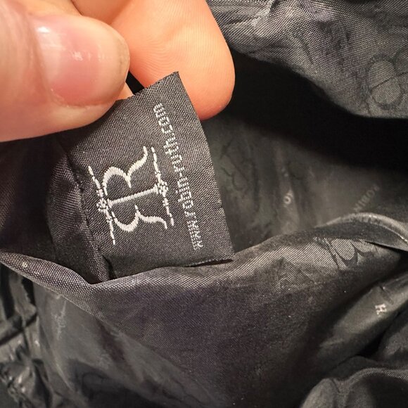 Robin Ruth Paris Canvas Black Travel Shoulder Bag - Picture 3 of 10